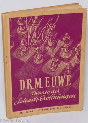 Cat.No: 312896 Theorie der Schach-Eroffungen. Teil XI, Zweispringerspiel im Nachzuge...