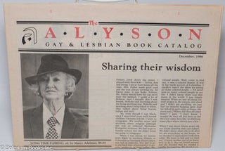 Cat.No: 312916 Alyson Gay & Lesbian Book Catalog: December 1986