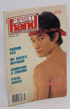 Cat.No: 312977 FirstHand: experiences for loving men: vol. 11, #2, February 1991. Bob...
