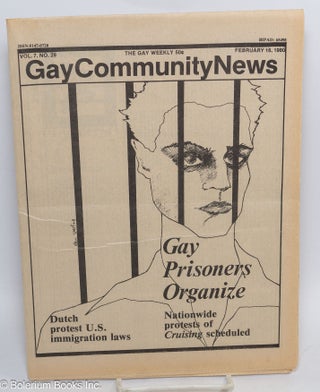 Cat.No: 313007 GCN: Gay Community News; the gay weekly; vol. 7, #29, Feb. 16, 1980; Gay...
