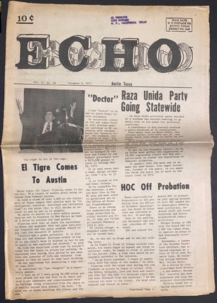 Cat.No: 313067 Echo. Vol. 2 no. 18 (November 4, 1971