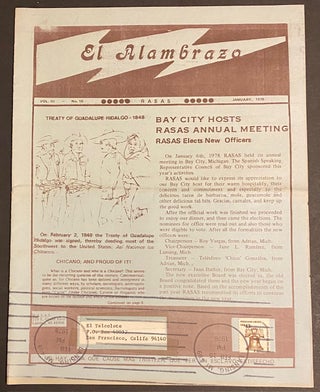 Cat.No: 313071 El Alambraza. Vol. 3 no. 10 (January 1978