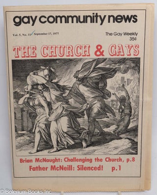 Cat.No: 313111 GCN: Gay Community News; the gay weekly; vol. 5, #11, September 17, 1977:...