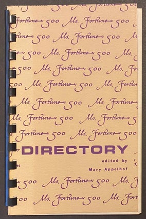 Cat.No: 313143 The Ms. Fortune 500 directory. Mary Appelhof