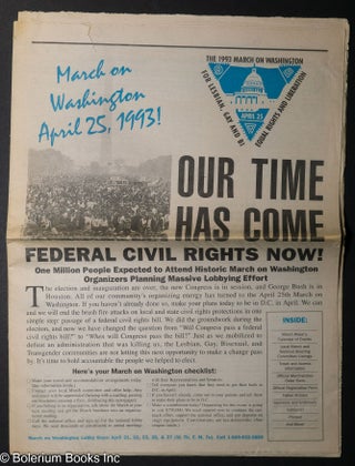 Cat.No: 313266 Our Time Has Come: Federal civil rights now! March on Washington April 25,...