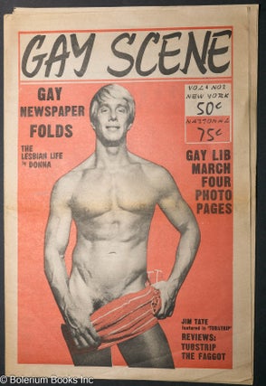 Cat.No: 313280 Gay Scene: vol 4, #2: Gay Lib March. Bruce King, Jim Tate Tom Eyen, James...
