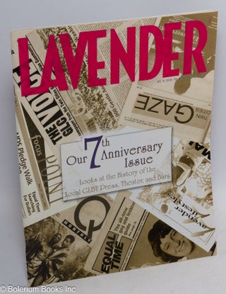 Cat.No: 313299 Lavender: Minnesota's gay-lesbian-bisexual-transgender magazine; vol. 8,...