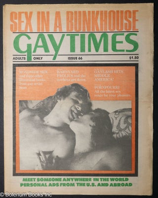 Cat.No: 313326 Gaytimes: #66; Sex in a Bunkhouse. Roger Martin, Chad Stuart David Jade,...