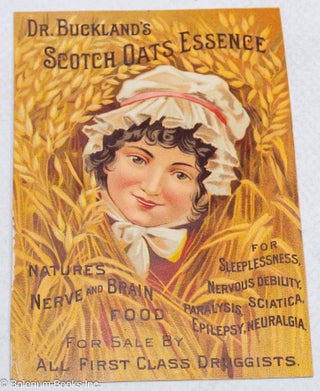 Cat.No: 313474 Dr. Buckland's Scotch Oats Essence, nature's nerve and brain food. For...