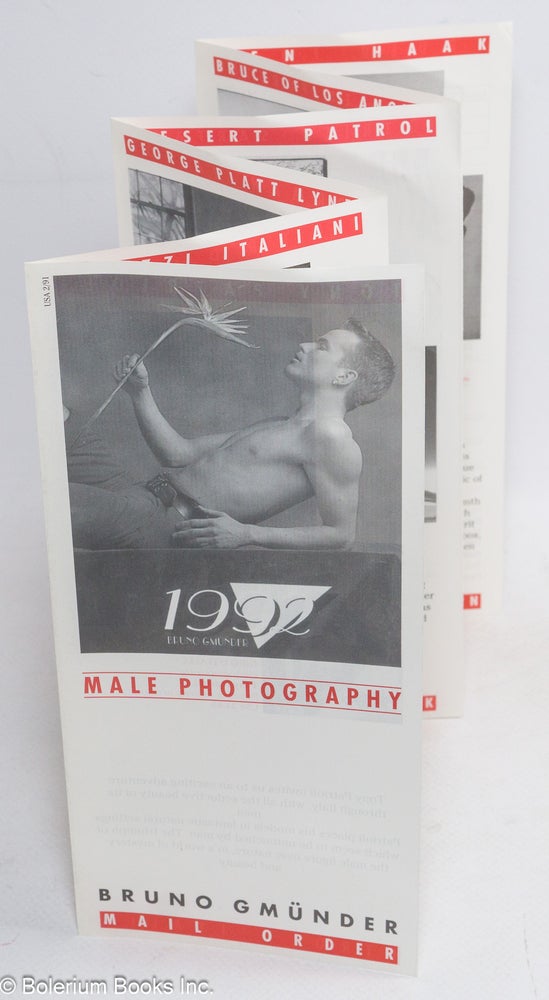 Cat.No: 313529 1992 Bruno Gmünder Male Photography [brochure