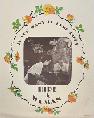 Cat.No: 313560 If you want it done right, hire a woman [poster