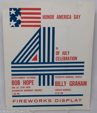 Cat.No: 313634 Honor America Day, 4th of July Celebration , entertainment featuring Bob...