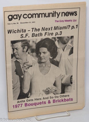 Cat.No: 313640 GCN: Gay Community News; the gay weekly; vol. 5, #26, December 31, 1977:...