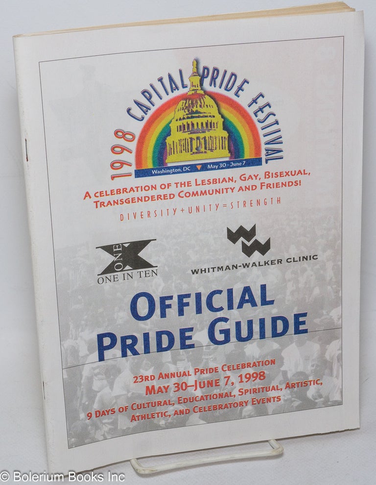 Cat.No: 313646 1998 Capital Pride Festival: A celebration of the lesbian, gay