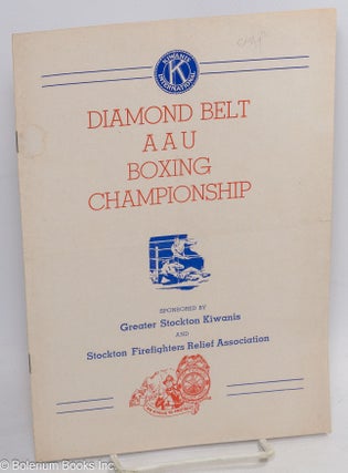 Cat.No: 313660 Diamond belt AAU Boxing championship