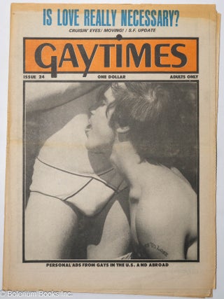 Cat.No: 313718 Gaytimes: #24: Is Love Really Necessary? Robert Leighton, Donald Stevens...