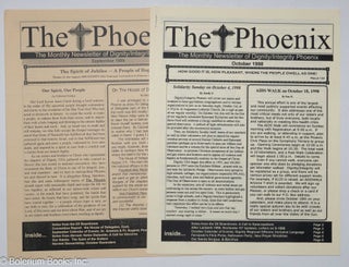 Cat.No: 313918 The Phoenix: the monthly newsletter of Dignity/Integrity Phoenix; [two issues