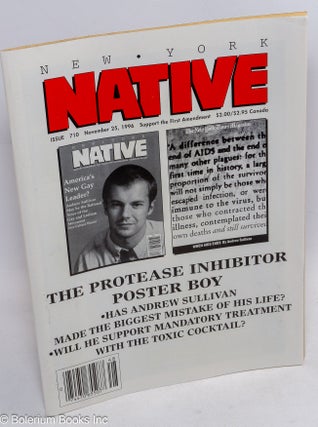 Cat.No: 313982 New York Native: #710, Nov. 25, 1996: The Protease Inhibitor Poster Boy....