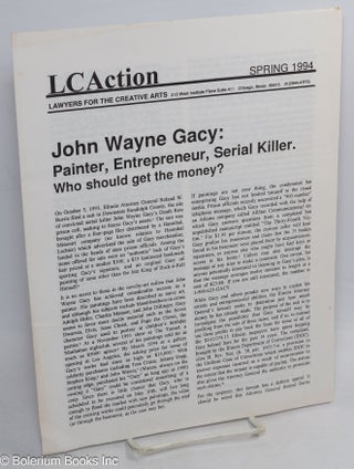Cat.No: 314088 LCAction (Spring 1994). John Wayne Gacy: painter, entrepreneur, serial...