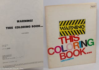 Cat.No: 314118 Warning! This Coloring Book…. Luis Campos