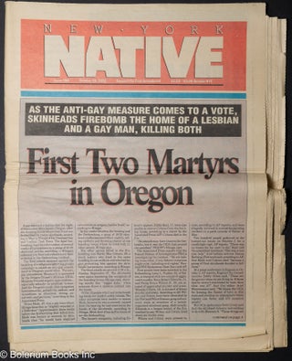Cat.No: 314148 New York Native: #496, October 19, 1992; First Two Martyrs in Oregon; As...