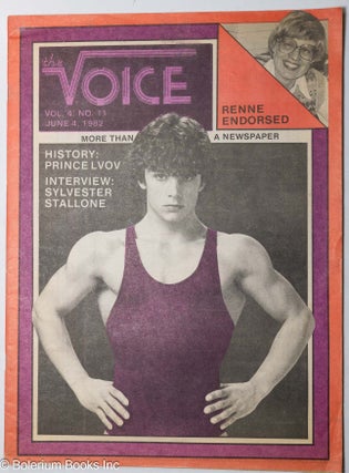 Cat.No: 314194 The Voice: more than a newspaper; vol. 4, #11, June 4, 1982: Interview:...