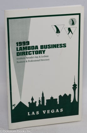 Cat.No: 314214 Lambda Business & Professional Directory 1999: Las Vegas, Nevada