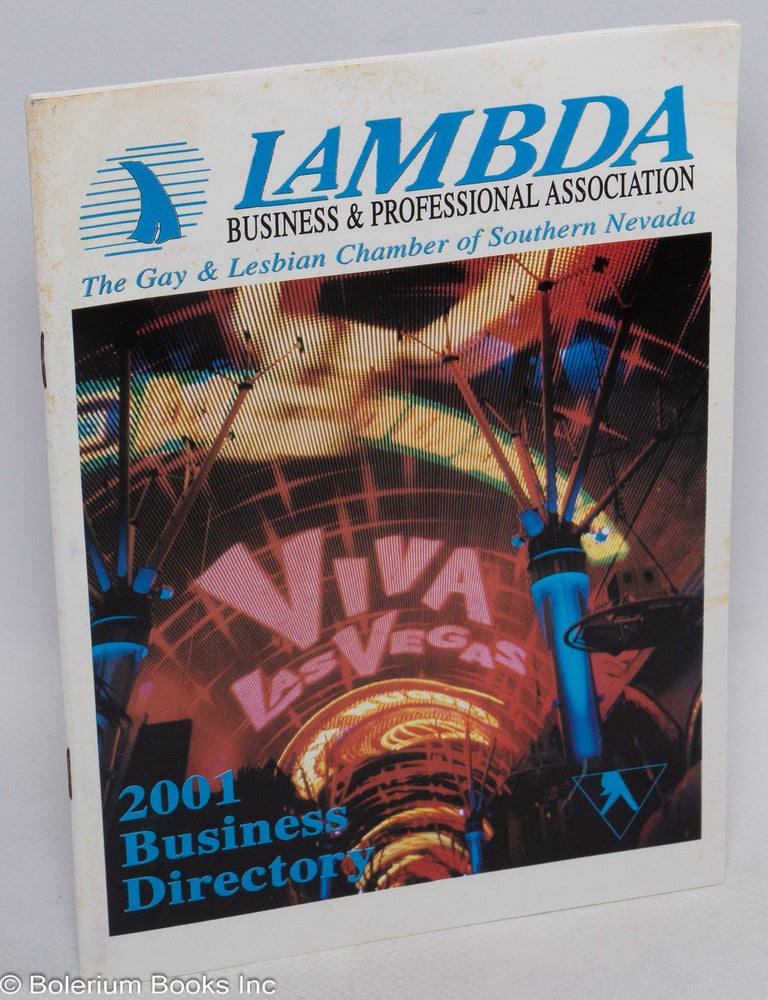 Cat.No: 314215 Lambda Business & Professional Directory 2001: Las Vegas, Nevada