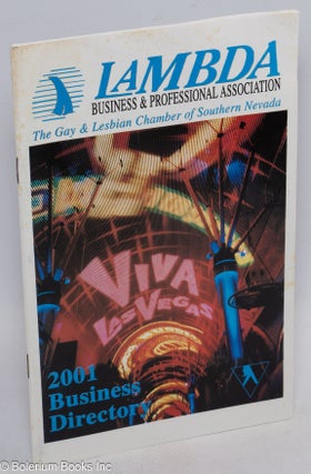 Cat.No: 314215 Lambda Business & Professional Directory 2001: Las Vegas, Nevada