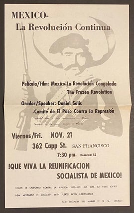 Cat.No: 314237 Mexico - La Revolución Continua [handbill
