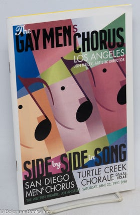 Cat.No: 314275 Side By Side in Song [program booklet]. Gay Men's Chorus of Los Angeles,...