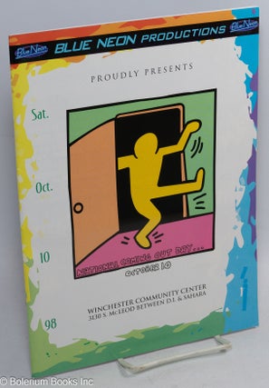 Cat.No: 314347 Blue Neon Productions Proudly Presents National Coming Out Day, Sat. Oct....