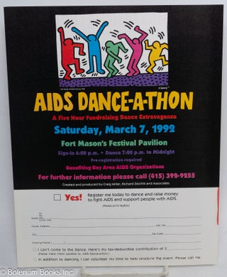 Cat.No: 314349 AIDS Dance-A-Thon: A Five Hour Fundraising Dance Extravaganza, Saturday,...