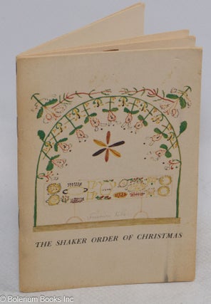 Cat.No: 314529 Shaker order of Christmas. Edward Andrews, Faith