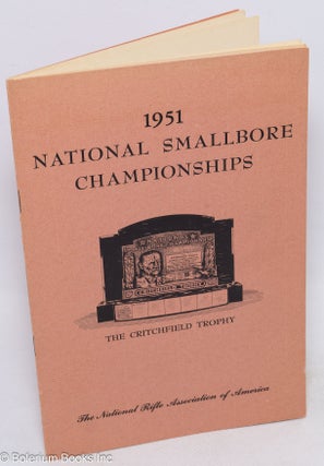 Cat.No: 314560 1951 National Smallbore Championships - Sharp Park, San Francisco,...