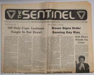 Cat.No: 314565 The Sentinel: vol. 6, #7, April 6, 1979: Brown Signs Order Banning Gay...