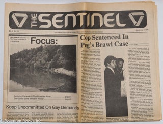 Cat.No: 314595 The Sentinel: vol. 6, #18, Sept. 7, 1979: Cop Sentenced in Peg's Brawl...