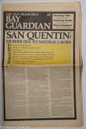 Cat.No: 314605 The San Francisco Bay Guardian: vol. 7, #12, March 29-April 11, 1973: San...