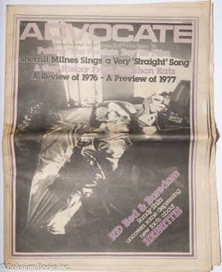 Cat.No: 314728 The Advocate: touching your lifestyle; #207, January 12, 1977, in two...