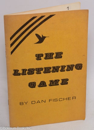 Cat.No: 314735 The Listening Game. Dan Fischer