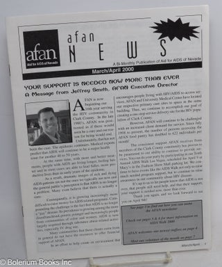 Cat.No: 314866 AFANews: Aid for AIDS of Nevada: March/April 2000