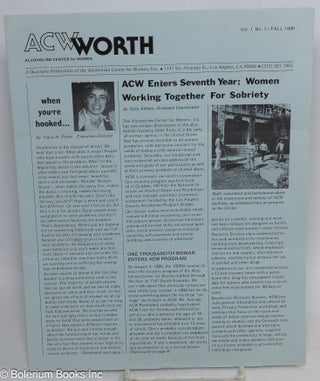 Cat.No: 314873 ACW Worth [newsletter] vol. 1, #1, Fall 1980: ACW enters its 7th year....
