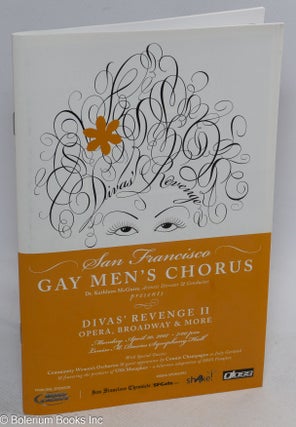 Cat.No: 314908 Diva's Revenge II: Opera, Broadway & More. San Francisco Gay Men's Chorus
