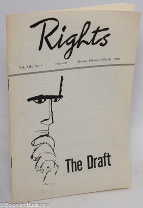 Cat.No: 315057 Rights: Vol. 13, No. 1, January/February/March 1966; The Draft. Emergency...