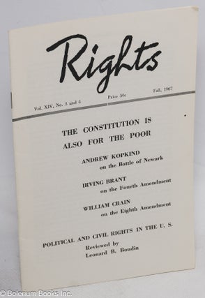 Cat.No: 315061 Rights: vol. 14, nos. 3 & 4, Fall 1967