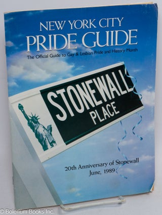 Cat.No: 315079 New York City Pride Guide: the official guide to gay & lesbian pride and...