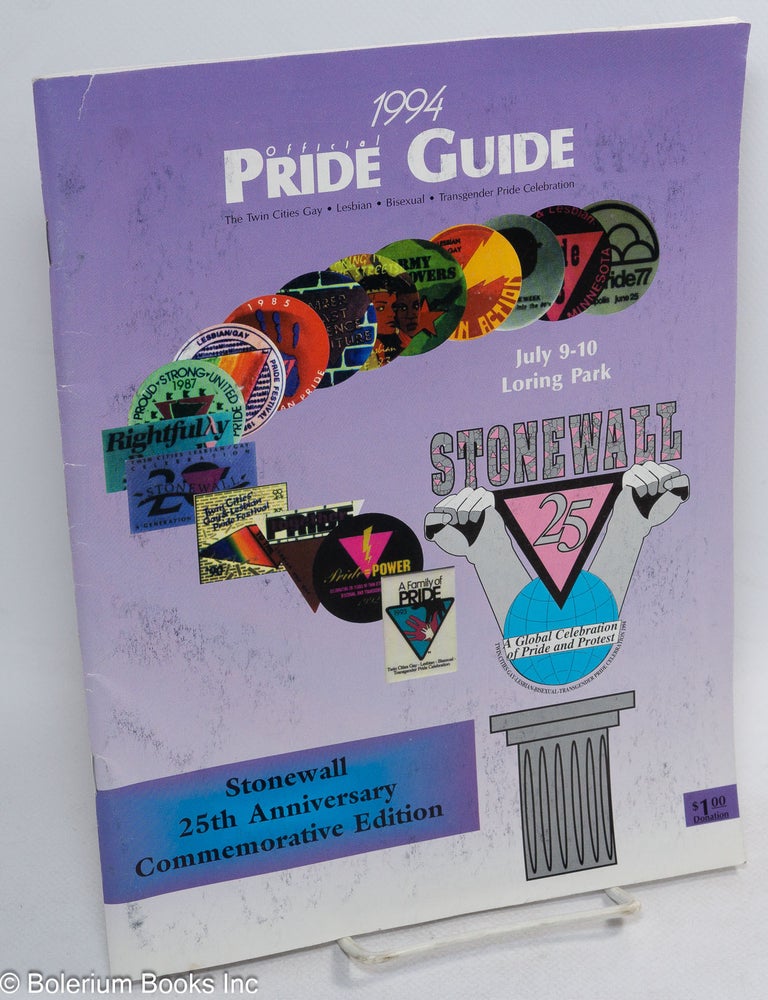 1994 Official Pride Guide: The Twin Cities Gay Lesbian Bisexual ...