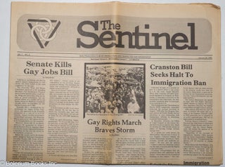 Cat.No: 315169 The Sentinel: vol. 7, #2, Jan. 25, 1980: Gay Rights March Braves Storm....