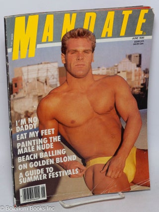Cat.No: 315174 Mandate: the national magazine of entertainment & eros; vol. 12, #3, June...