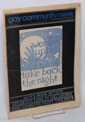 Cat.No: 315185 GCN: Gay Community News; the gay weekly; vol. 6, #6, Aug. 26, 1978: Women...